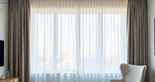 Freshly steam cleaned curtains in elderslie-nsw QLD